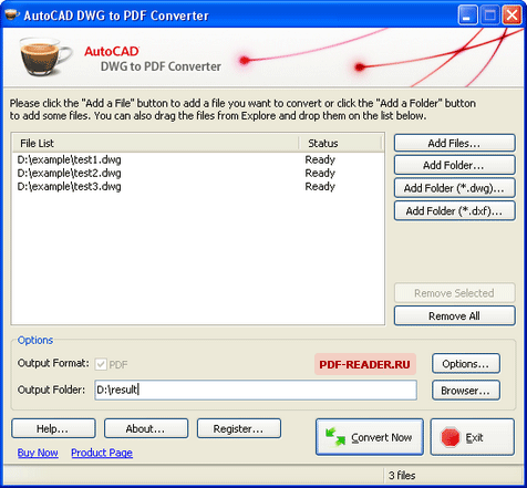 Конвертер pdf в dwg